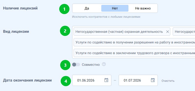 licenses 4